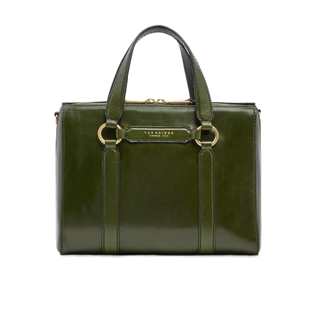 the-bridge-borsa-laura-grande-a-mano-in-pelle-maggiorana-oro image 1