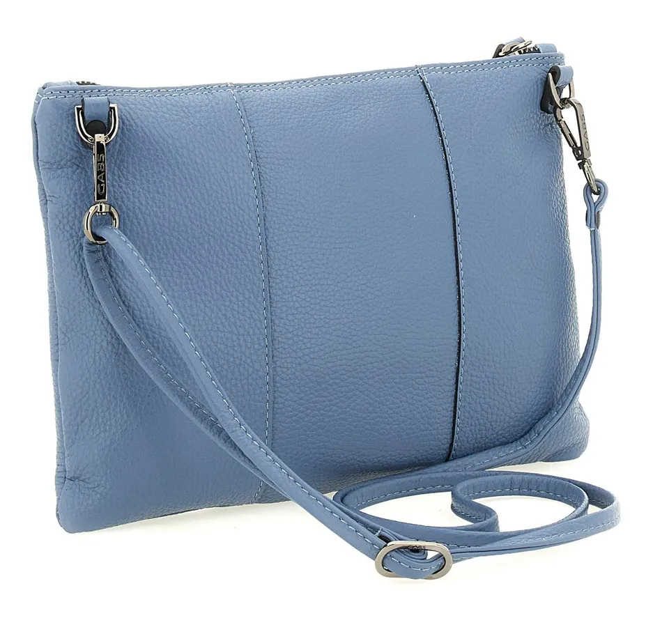 gabs-beyonce-m-basic-borsa-tracolla-pochette-donna-in-pelle-blu image 1