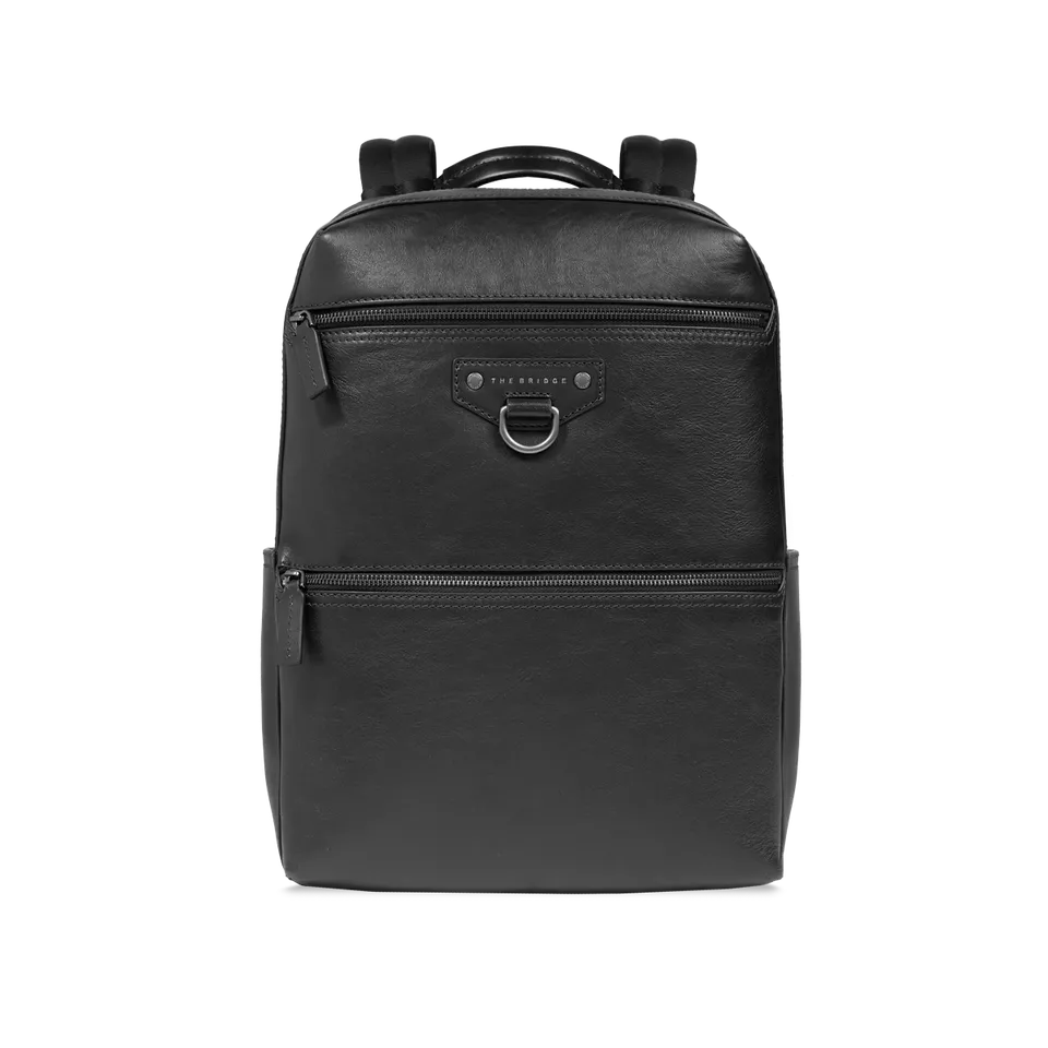 the-bridge-iacopo-zaino-uomo-in-pelle-nero-rutenio-a-una-zip image 1