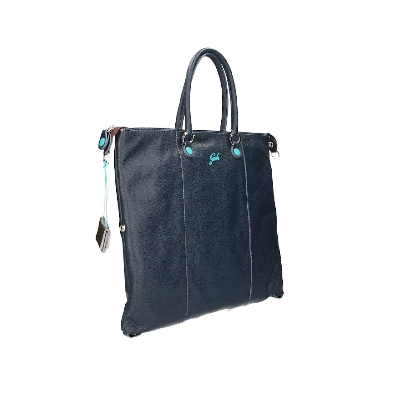 gabs-g3-plus-blu-notte-borsa-shopping-piatta-pelle-opaca image 8