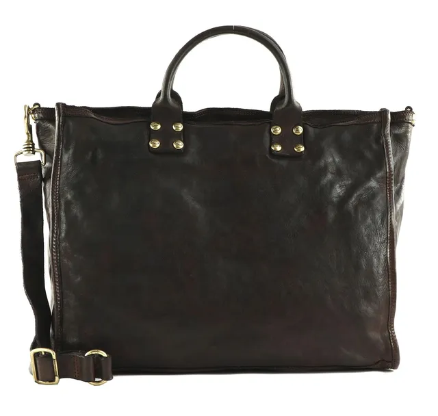 campomaggi-shopping-in-pelle-moro-marrone-scuro-borsa-a-tracolla-edera image 1