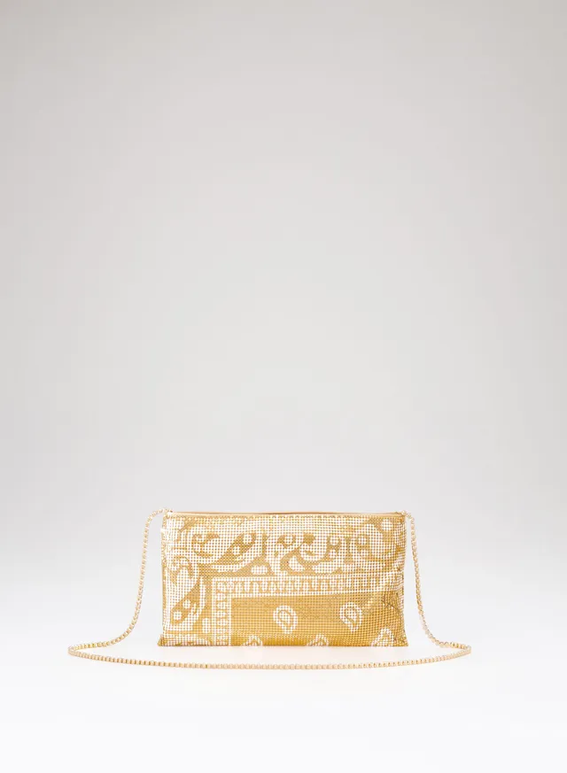 benedetta-bruzziches-your-best-friend-la-petite-borsa-donna-gold-bandana image 1