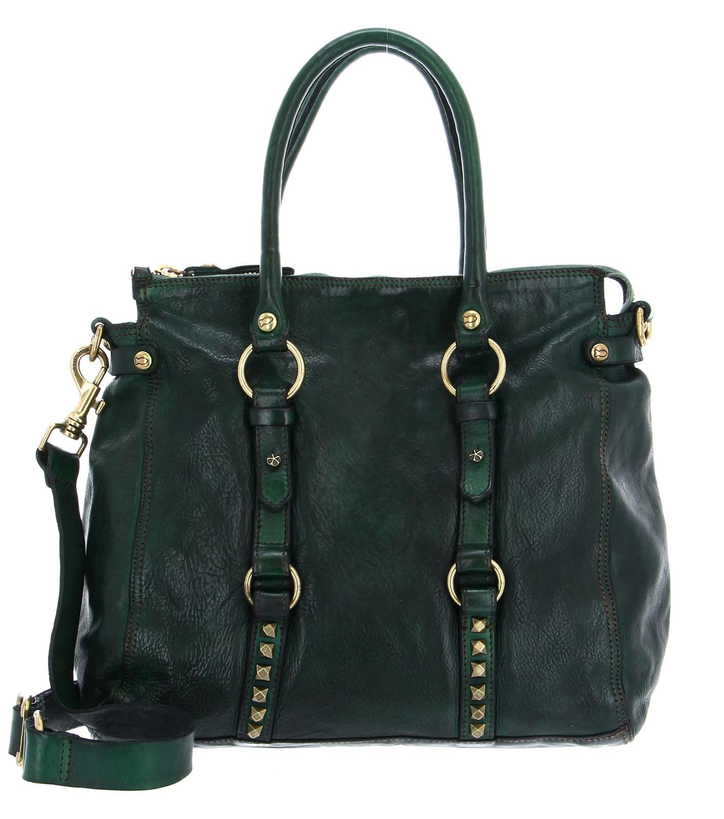 campomaggi-edera-shopping-medium-borsa-shopper-in-pelle-verde-bottiglia image 1