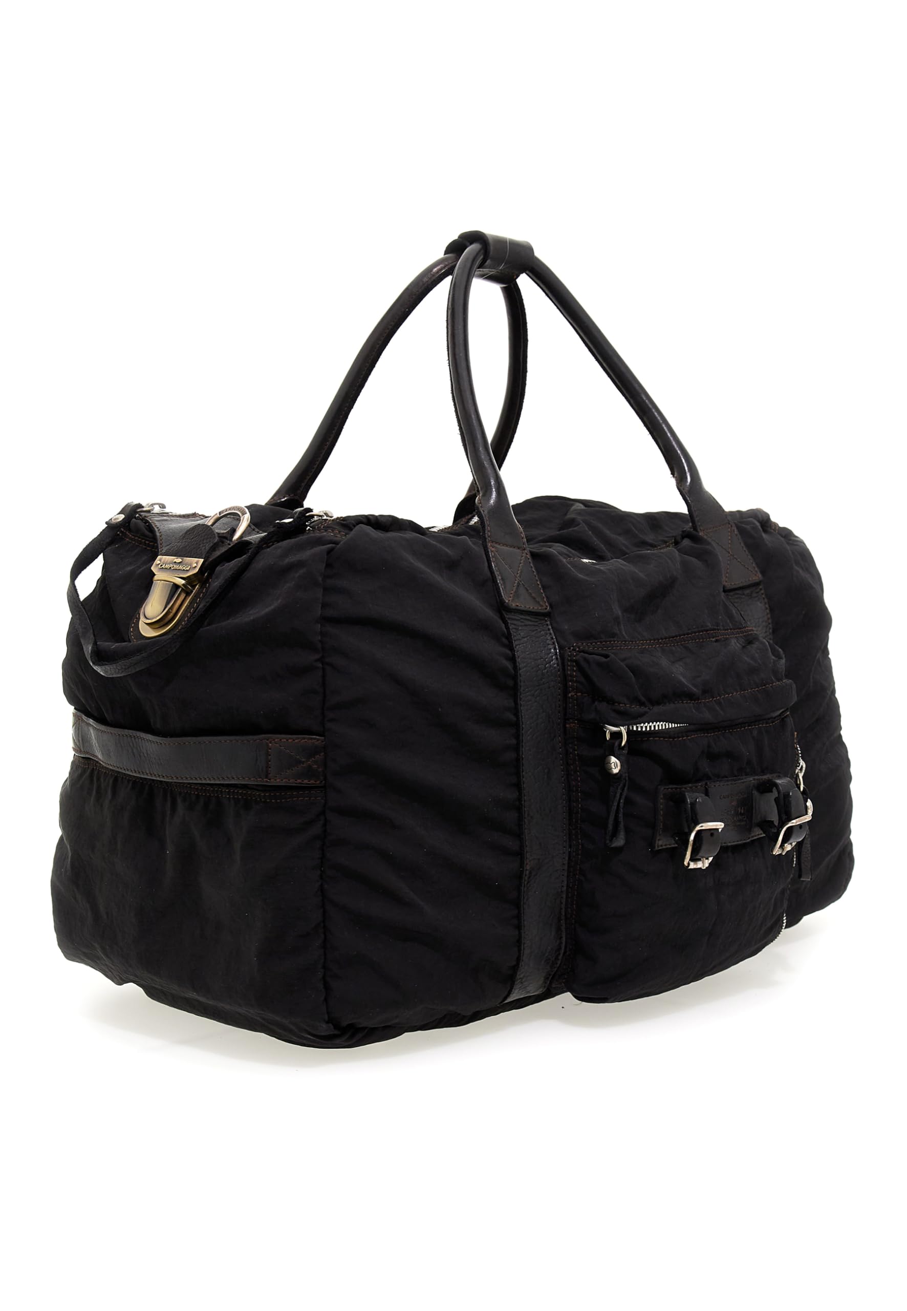 campomaggi-plutone-borsone-viaggio-nero-t-nero-weekend-bag-pelle-e-tela image 2