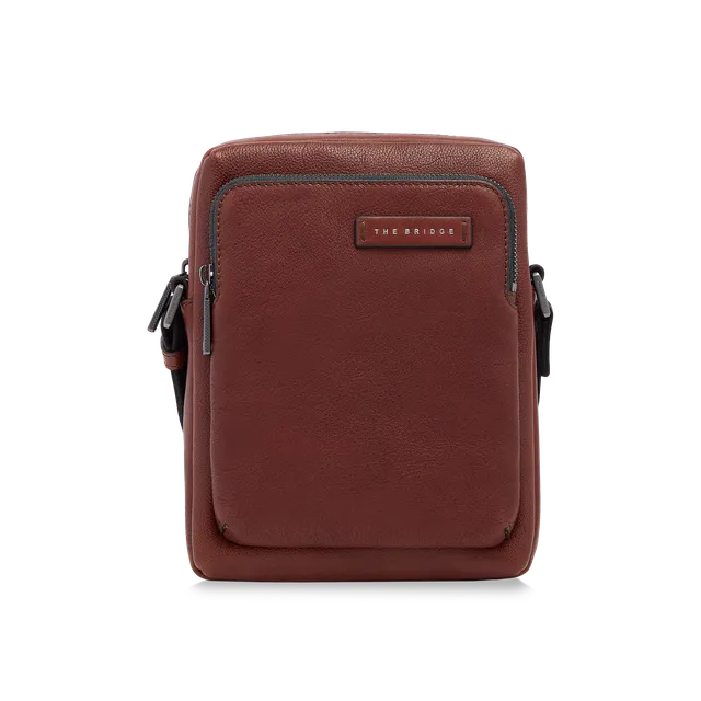 the-bridge-ludovico-borsa-tracolla-in-pelle-uomo-marrone image 1