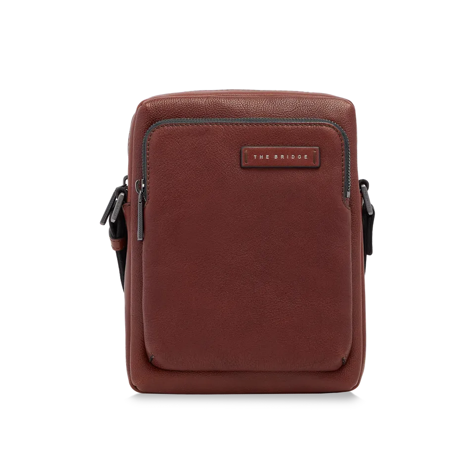 the-bridge-ludovico-borsa-tracolla-in-pelle-uomo-marrone image 1