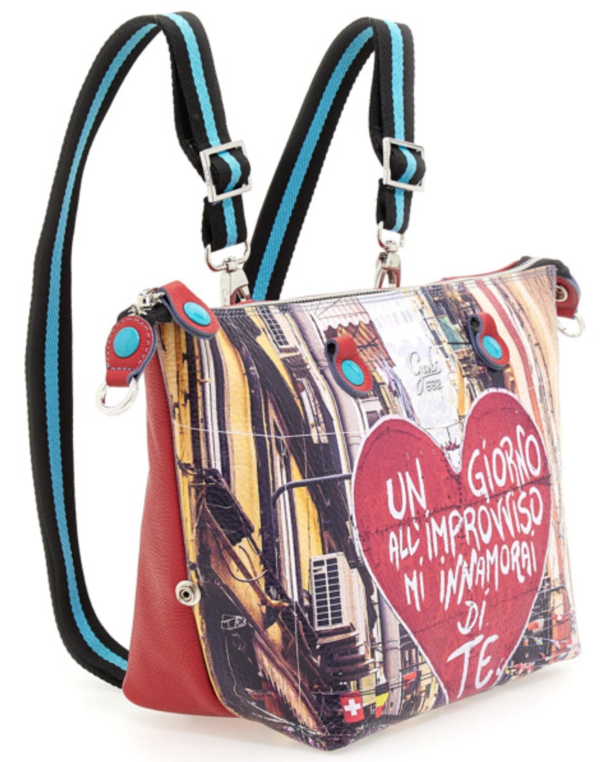 gabs-g3-plus-m-s0532-borsa-trasformabile-quartieri-spagnoli-pelle-ruga-rosso image 3