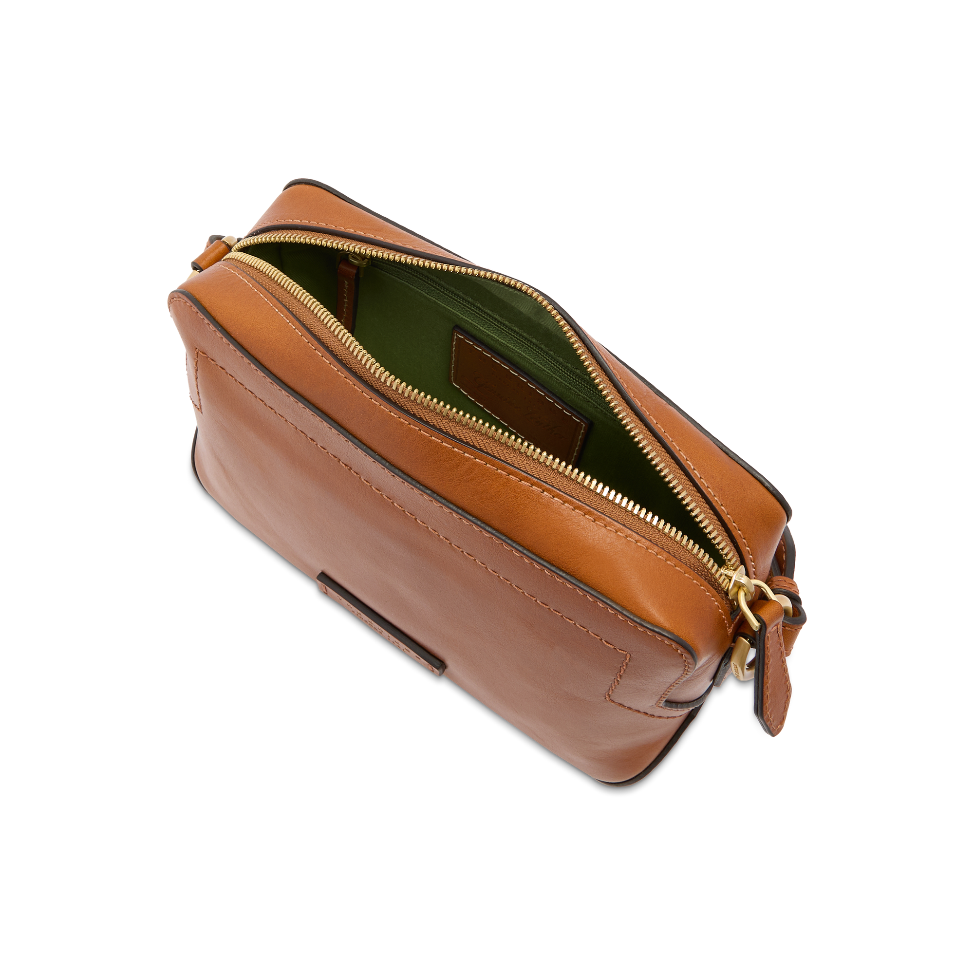 the-bridge-larissa-ss26-borsa-tracolla-camera-case-pelle-cognac-oro image 4