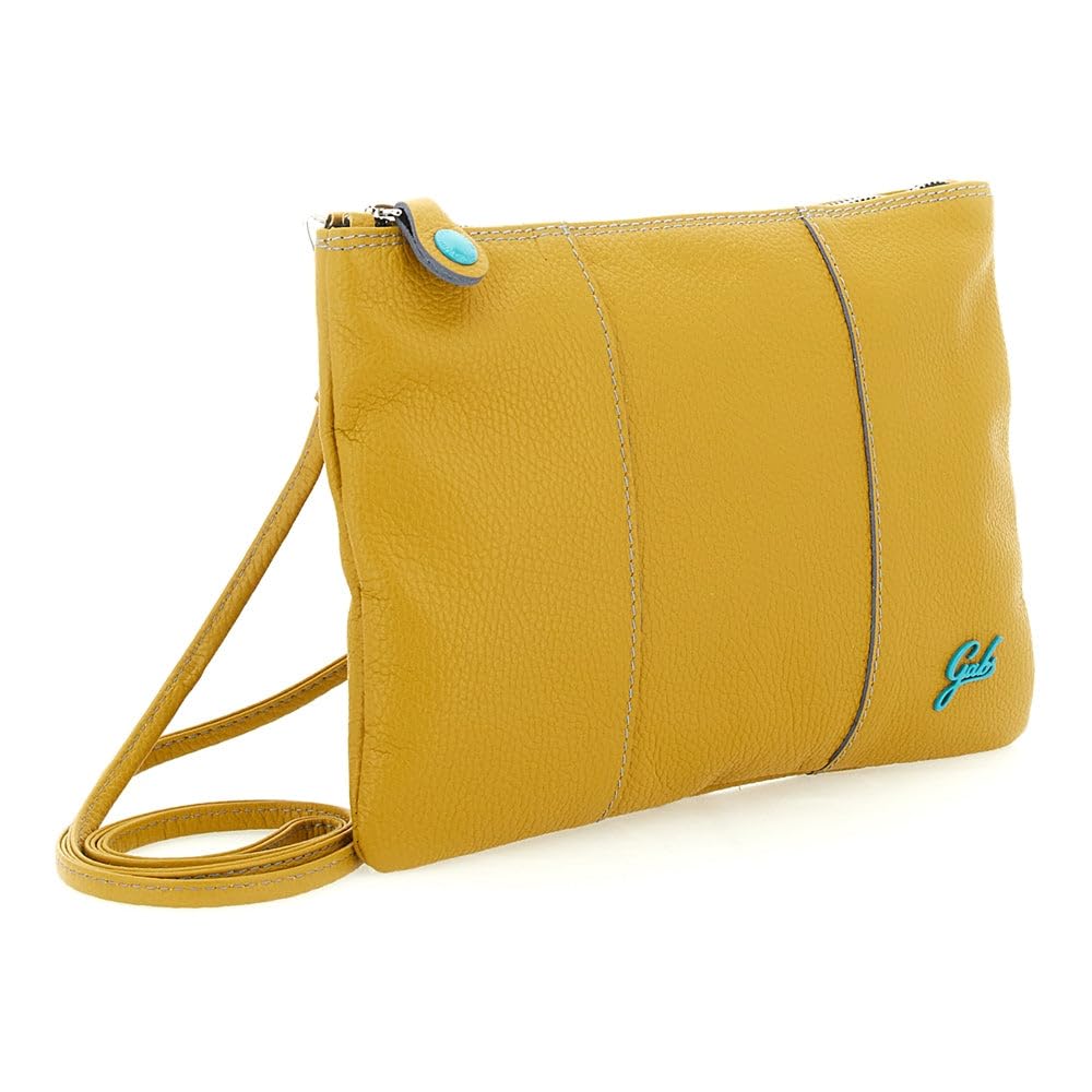 gabs-beyonce-s-pochette-tracolla-donna-in-pelle-bull-basic-miele image 5