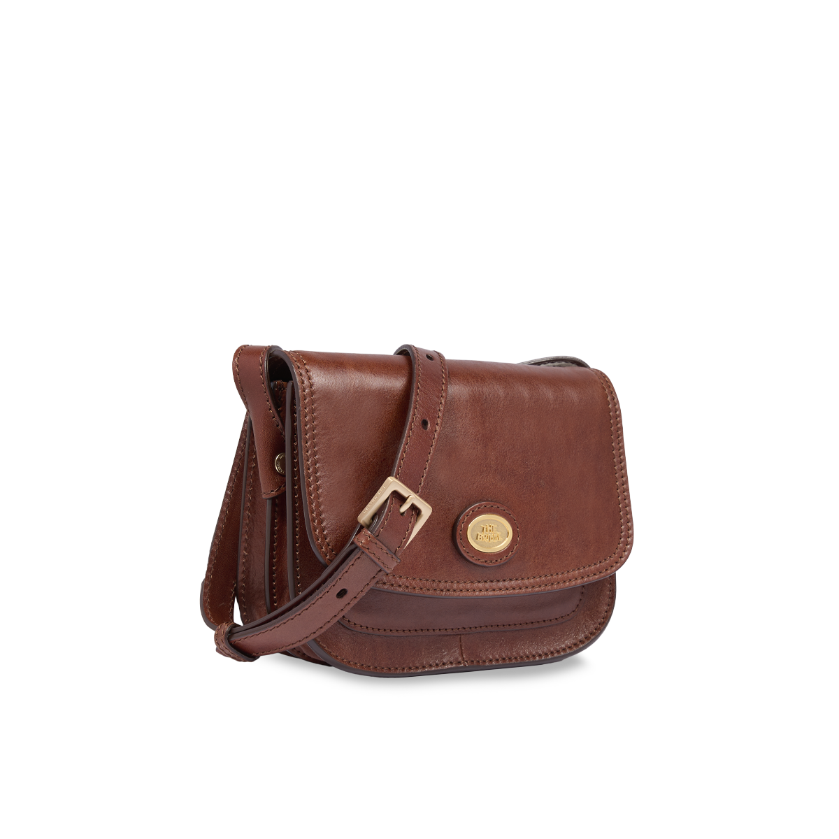 the-bridge-story-borsa-tracolla-pelle-a-scomparti-small-marrone-oro image 2