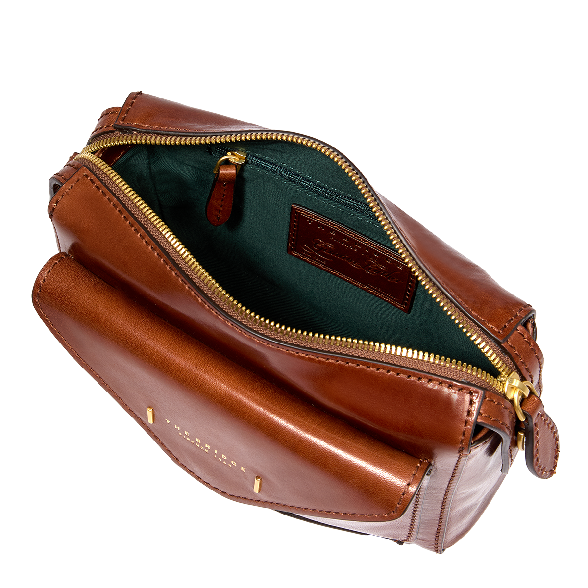 the-bridge-frida-borsa-tracolla-pelle-camera-case-marrone-oro image 5